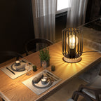 Table Lamps - Black Metal Frame