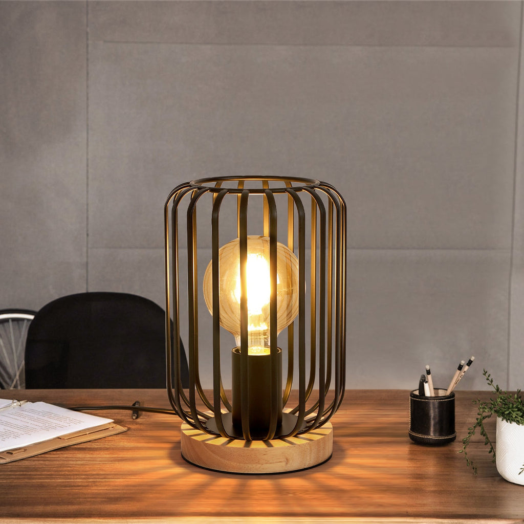 Table Lamps - Black Metal Frame