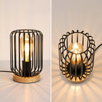 Table Lamps - Black Metal Frame