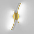 Wandleuchte - Goldener Aluminiumrahmen, Weißes Licht