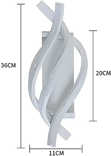 Wall Light - White Aluminium Frame, Warm Light