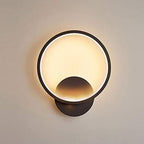 Wall Light - Black Metal Frame, Warm Light