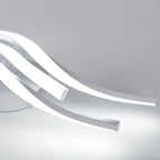 Ceiling Light - White Aluminium Frame, White Light