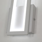 Wall Light - White Acrylic Frame, White Light