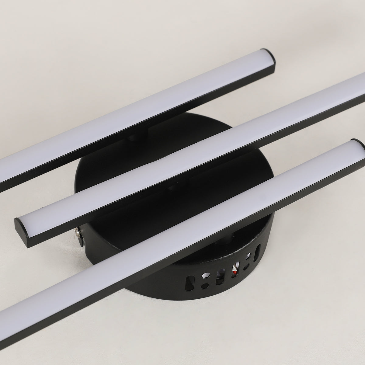 Ceiling Light - Black Aluminium Frame, White Light
