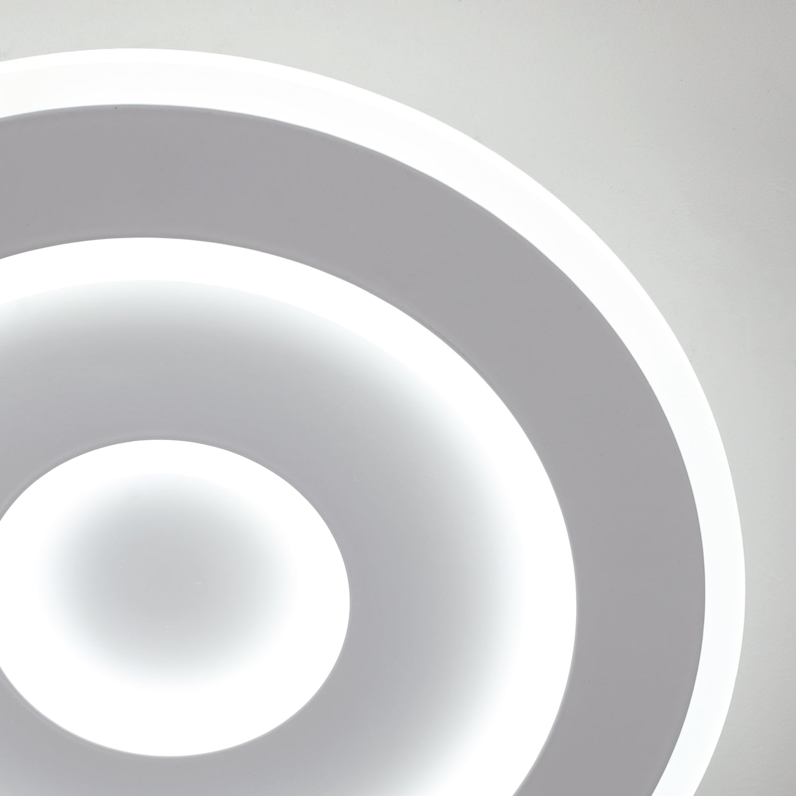 Ceiling Light - White Acrylic Frame, White Light