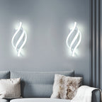 Wall Light - White Aluminium Frame, White Light