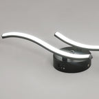 Ceiling Light - Black Aluminium Frame, White Light