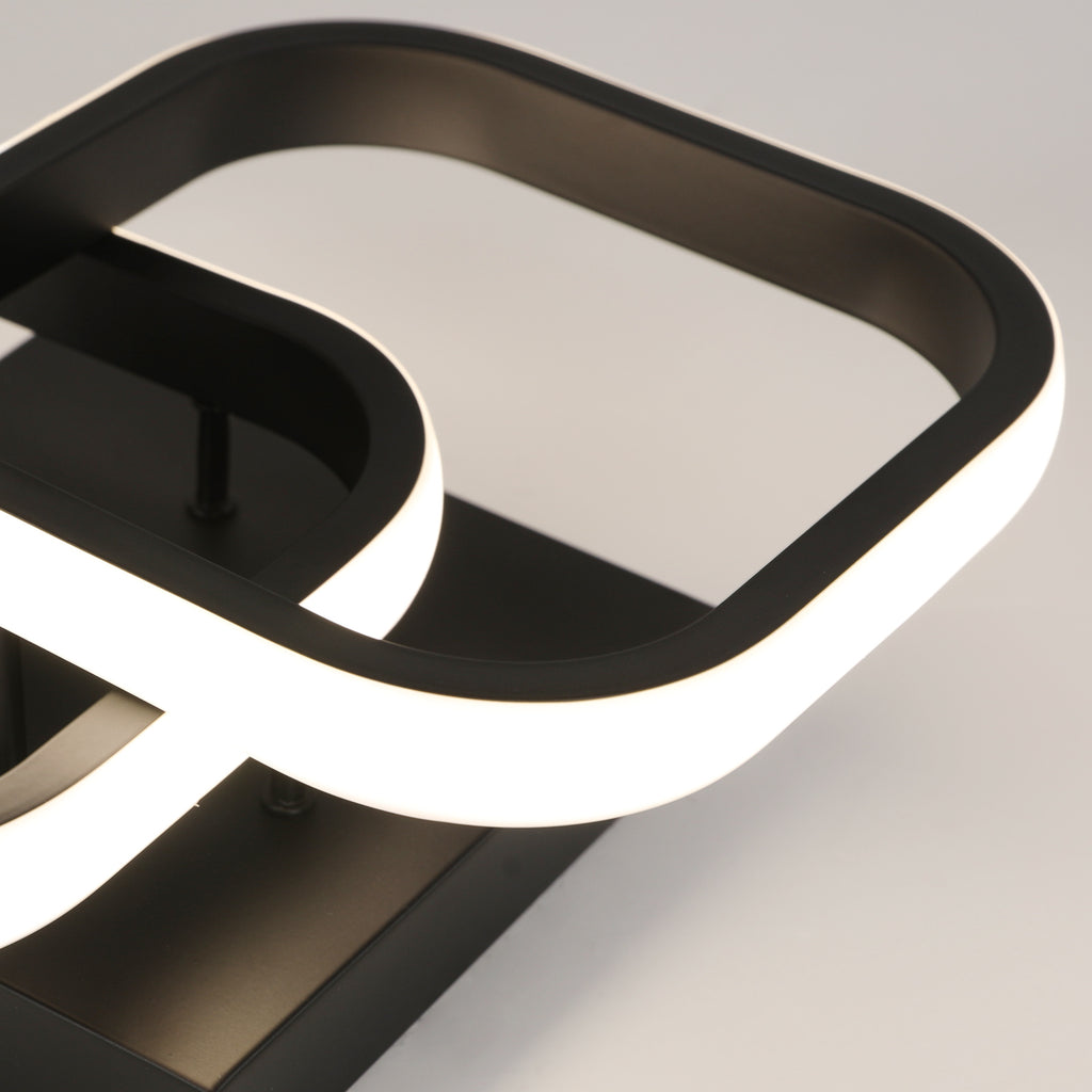 Ceiling Light - Black Aluminium Frame, Natural Light