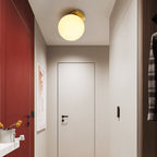 Wall Light - Gold Bronze Glass Frame