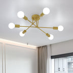 Ceiling Light - Gold Metal Frame