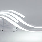 Ceiling Light - White Aluminium Frame, White Light