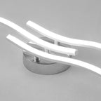 Ceiling Light - Silver Aluminium Frame, White Light