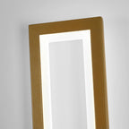Wall Light - Gold Acrylic Frame, White Light