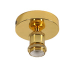 Ceiling Light - Gold Glass Frame