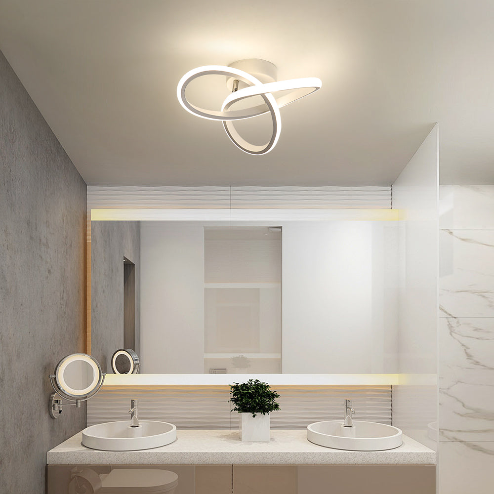 Ceiling Light - White Aluminium Frame, Tunable