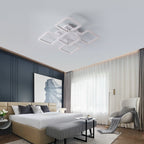 Ceiling Light - White Acrylic Frame, White Light
