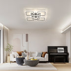 Ceiling Light - Chrome Acrylic Frame, Tunable and Dimmable