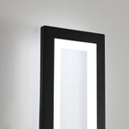 Wall Light - Black Acrylic Frame, White Light