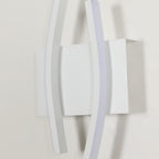 Wall Light - White Aluminium Frame, White Light