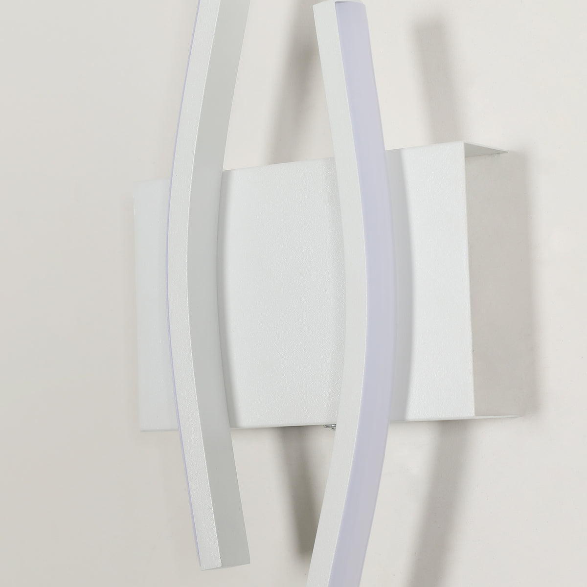 Wall Light - White Aluminium Frame, White Light
