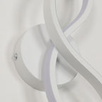 Wall Light - White Aluminium Frame, White Light