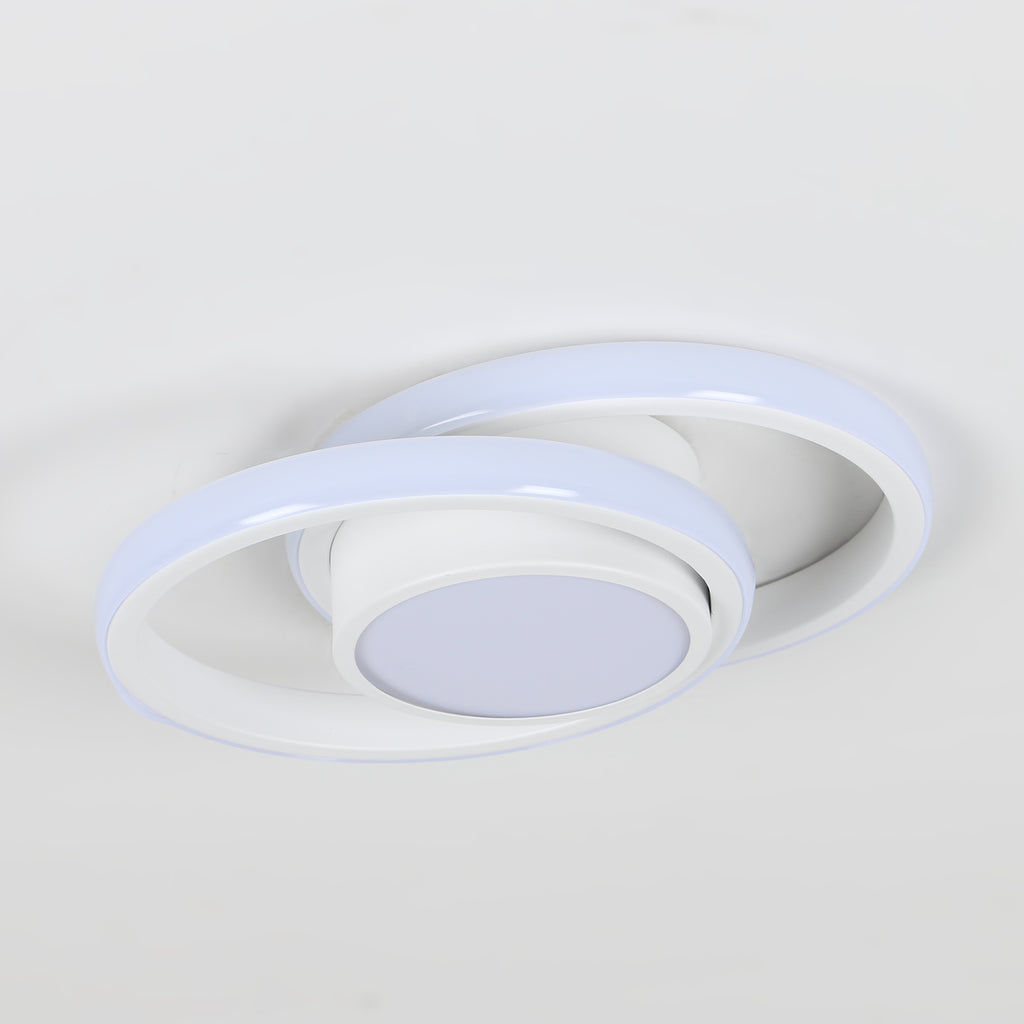 Ceiling Light - White Aluminium Frame, White Light