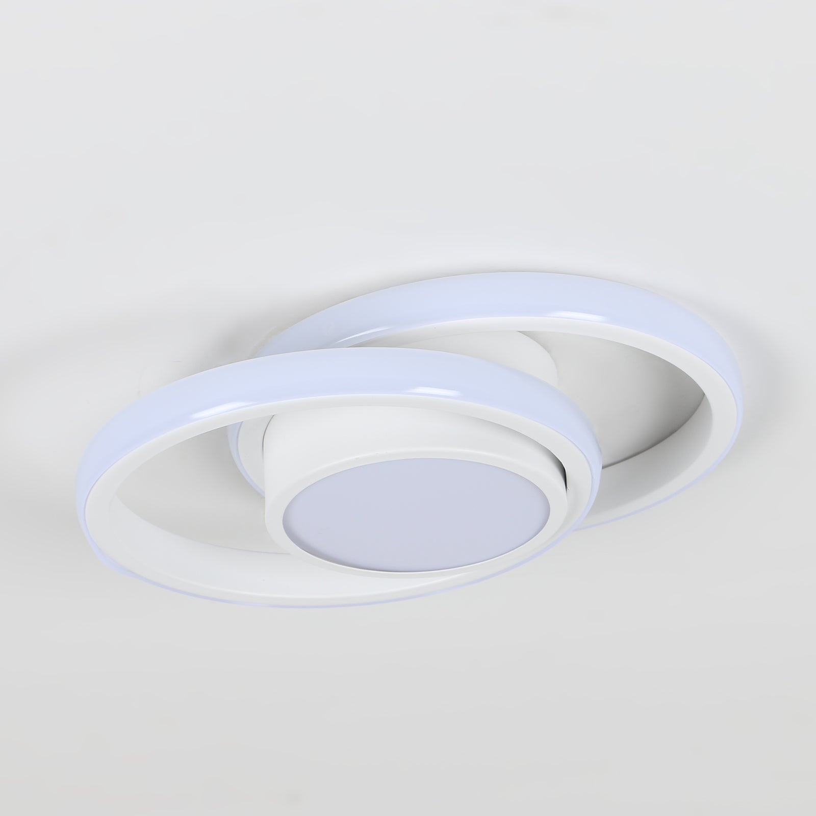Ceiling Light - White Aluminium Frame, White Light