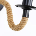 Wall Light - Black Metal Frame