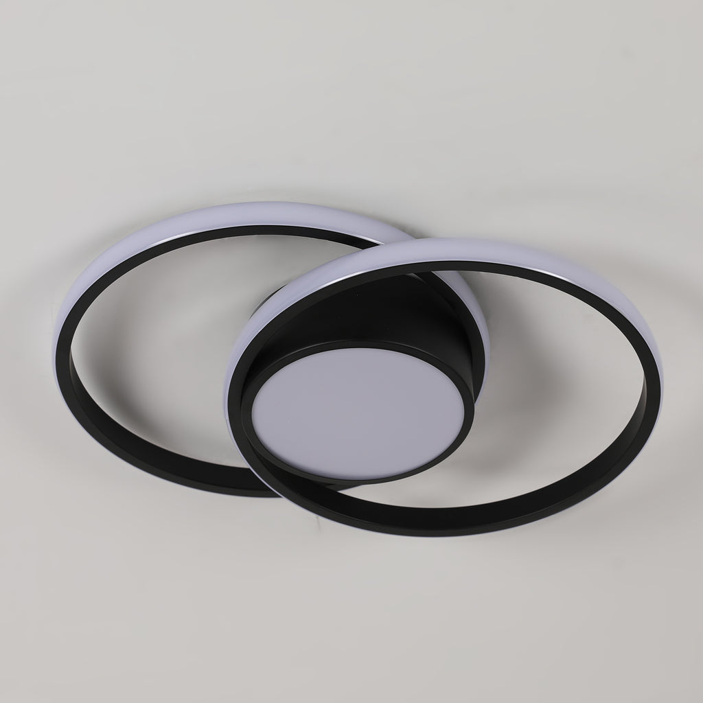 Ceiling Light - Black Metal Frame, Tunable and Dimmable