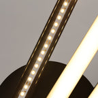 Ceiling Light - Black Aluminium Frame, Warm Light