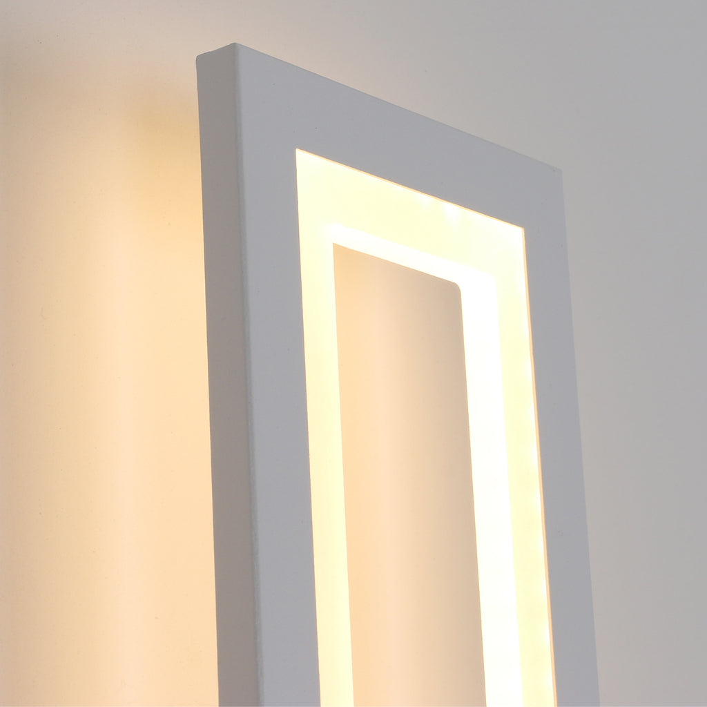 Wall Light - White Acrylic Frame, Tunable