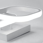 Ceiling Light - White Aluminium Frame, White Light