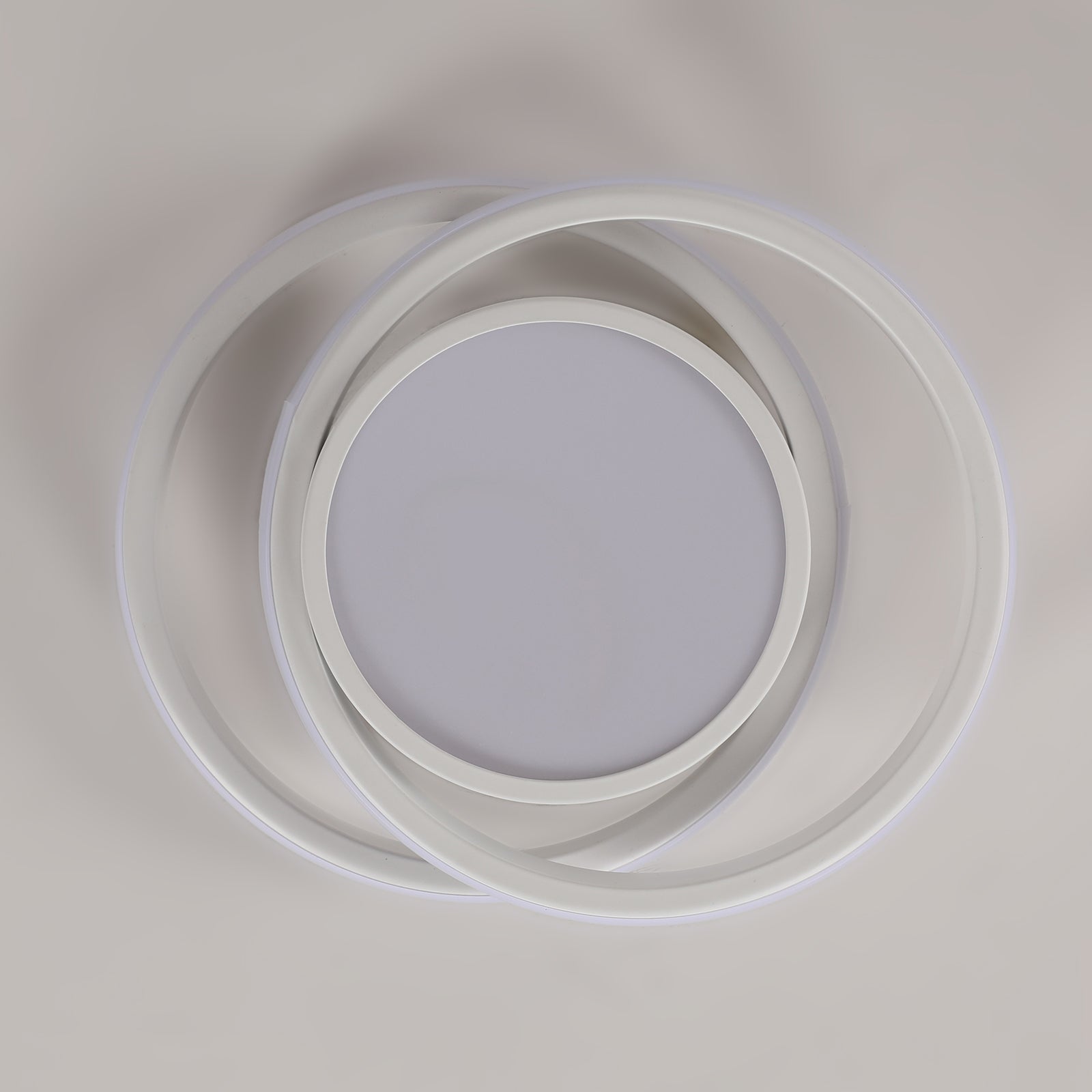 Ceiling Light - White Aluminium Frame, Natural Light