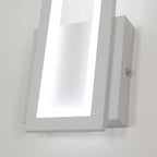 Wall Light - White Acrylic Frame, White Light