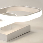 Ceiling Light - White Aluminium Frame, Natural Light