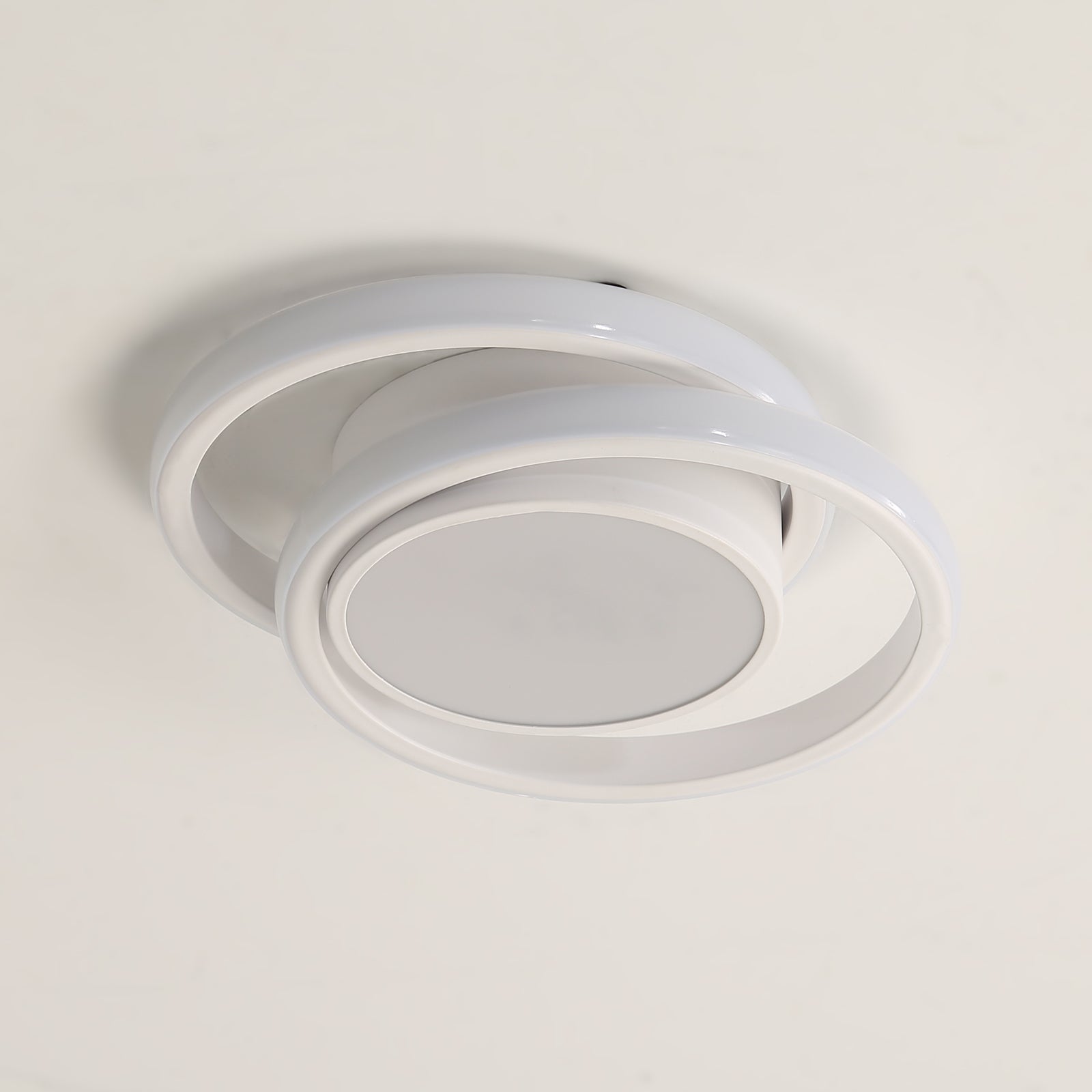 Ceiling Light - White Aluminium Frame, White Light