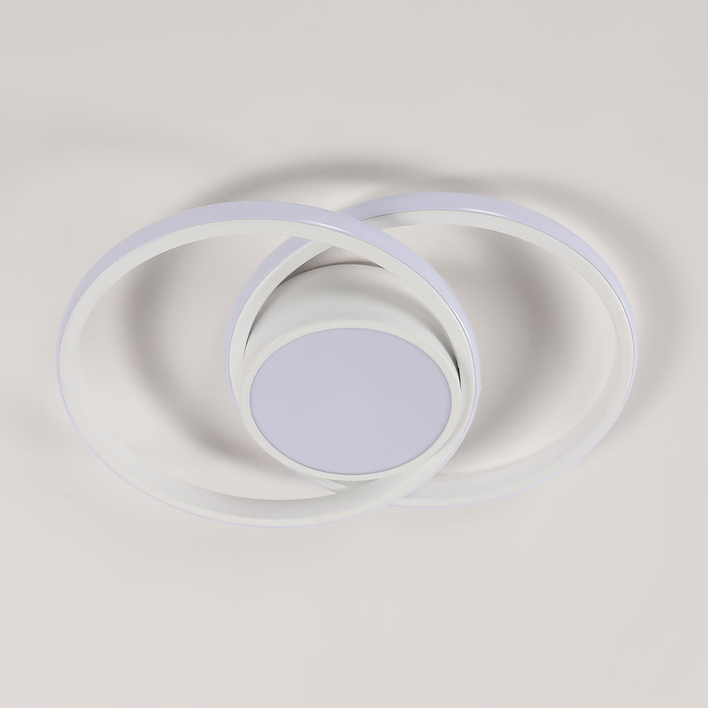 Ceiling Light - White Metal Frame, Tunable and Dimmable