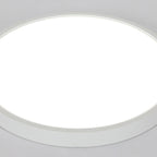 Ceiling Light - White Plastic Frame, White Light