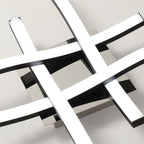 Ceiling Light - Black Aluminium Frame, White Light