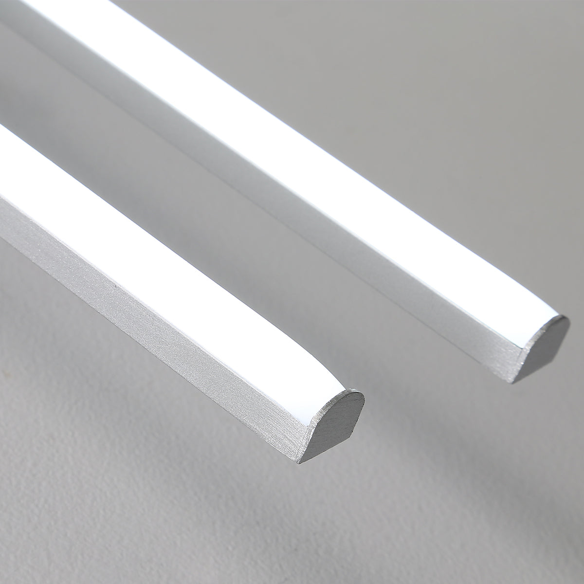 Ceiling Light - Silver Aluminium Frame, White Light