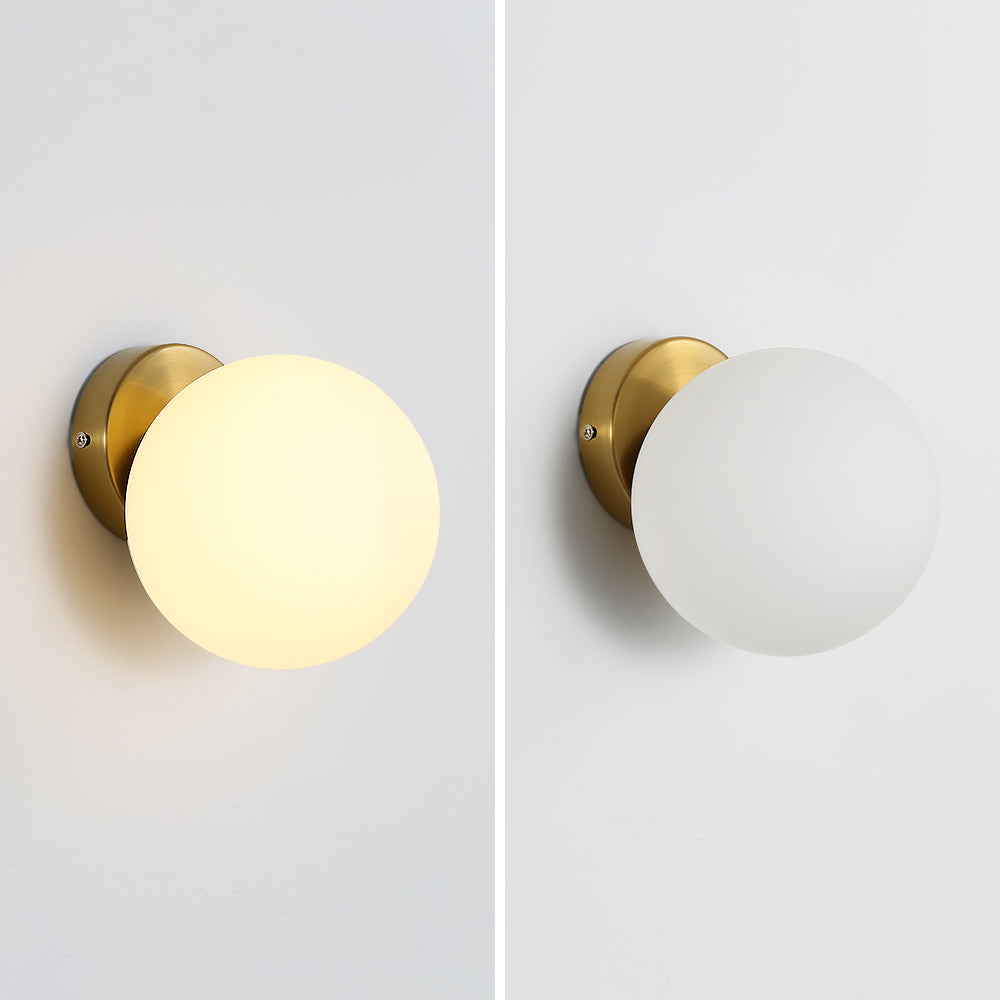 Wall Light - Gold Bronze Glass Frame