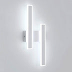 Wall Light - White Acrylic Frame, White Light