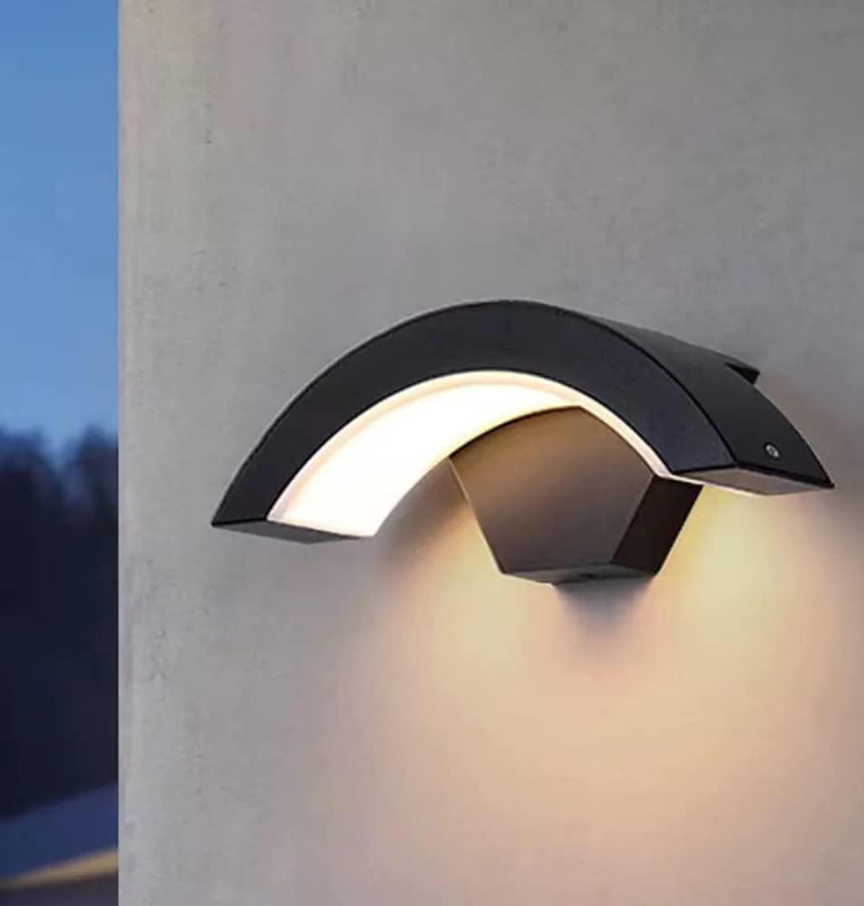 Wall Light - Black Metal Frame, Warm Light