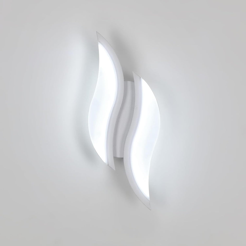Wall Light - White Acrylic Frame, White Light