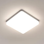 Comely Plafonnier LED, 36W 4050LM Lampe de Plafond LED Carré, Moderne Luminaire Plafonnier LED pour Salon, Chambre à Coucher, Balcon, Cuisine, Lumière Nnaturelle 4000K
