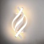 Wall Light - White Aluminium Frame, Warm Light