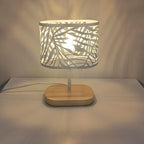 Table Lamps - White Metal Frame