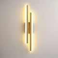Wall Light - Gold Acrylic Frame, Warm Light