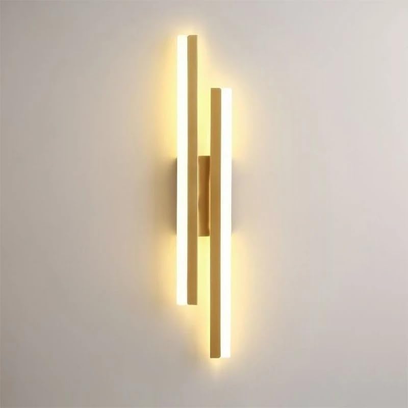 Wall Light - Gold Acrylic Frame, Warm Light